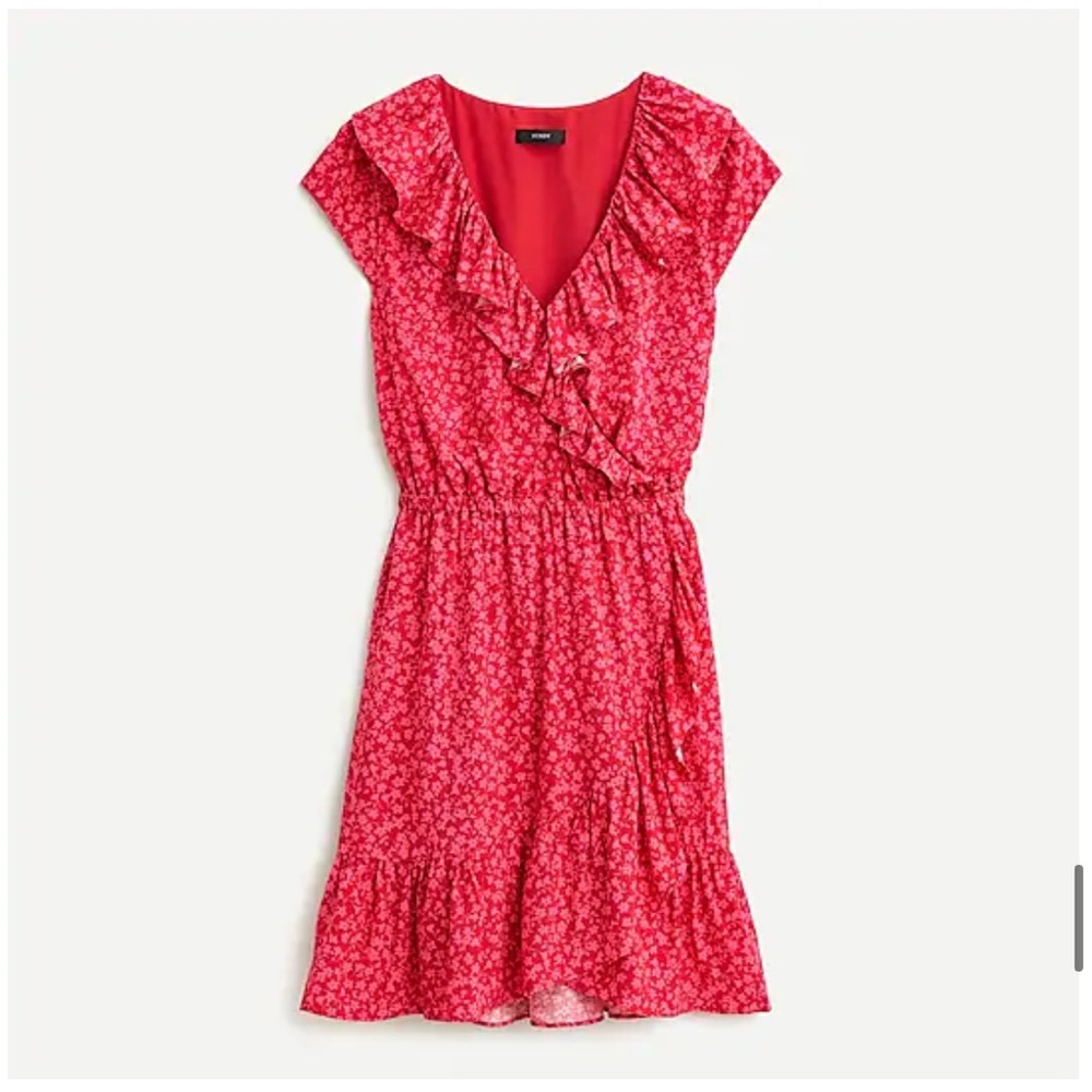 NWT floral J. Crew wrap dress